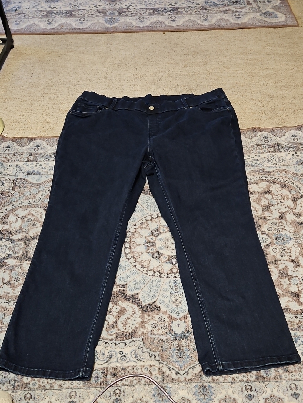 Women's Boot Cut Jeans in Navy Blue